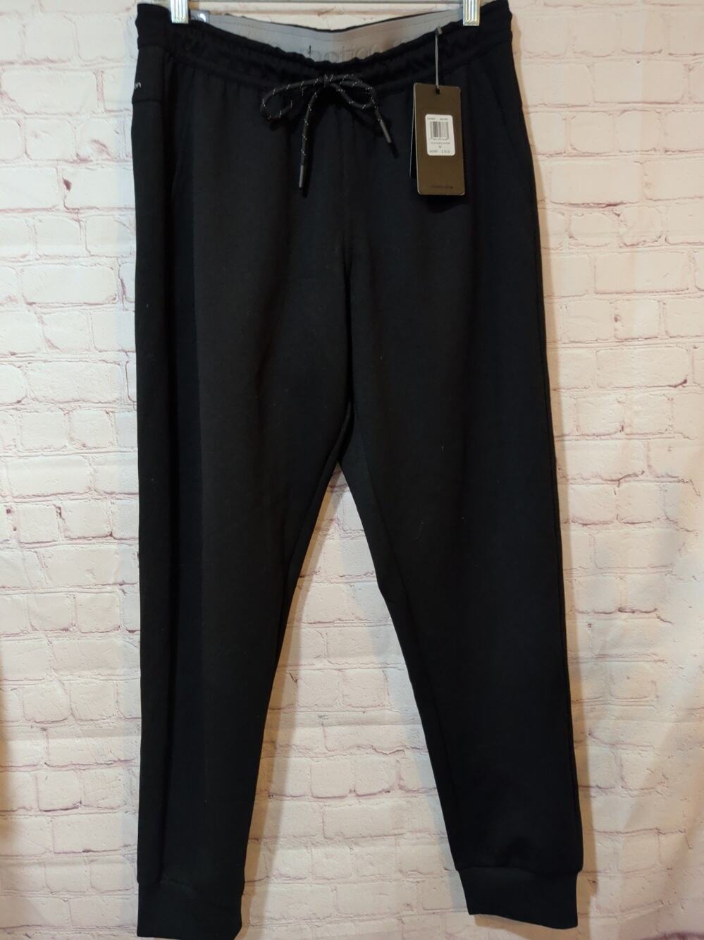 Motion Men’s City Tech Jogger Sz Medium Black NWT Athletic Pants MSRP $78